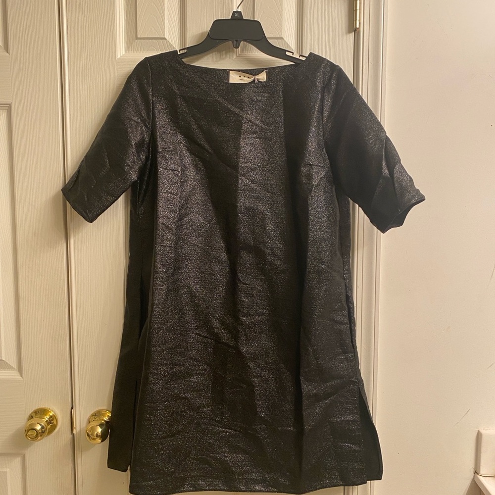 Marni Authentic Shimmering Black Mini Dress - Picture 3 of 9